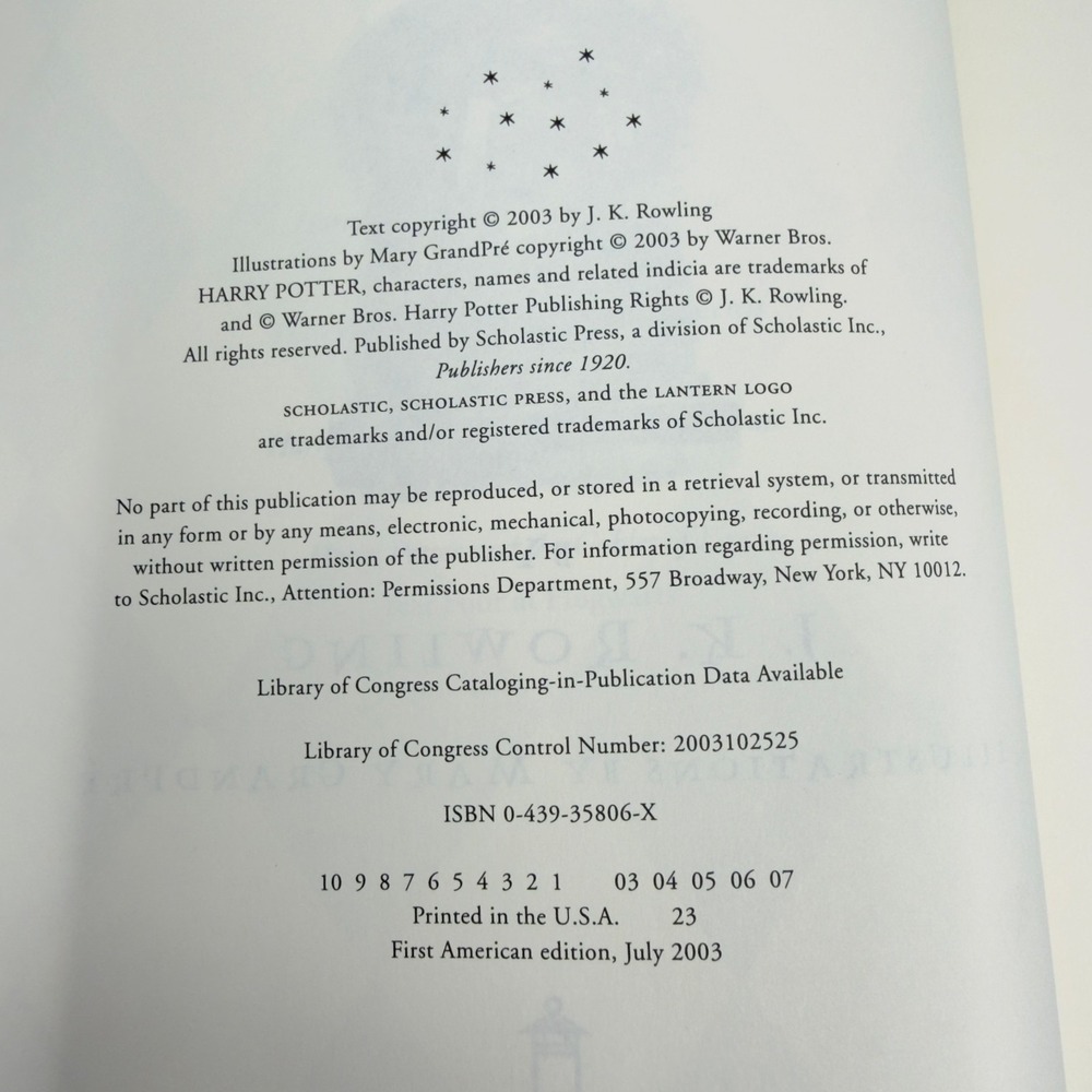 Harry Potter and the Order of the‎ Phoenix First Printing Error Pages 683 684 - Picture 2 of 11